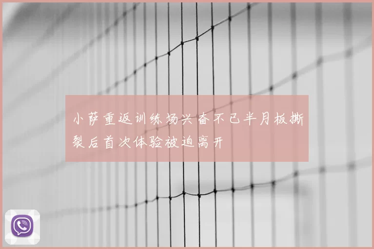 小萨重返训练场兴奋不已半月板撕裂后首次体验被迫离开